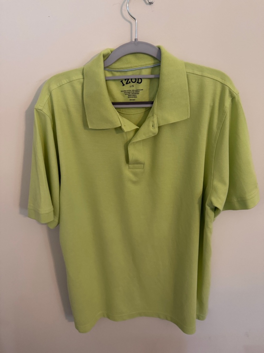 Izod Men's Lime Polo Shirt